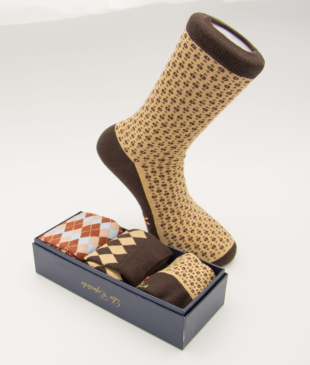 Serie 19026 Pack 3 calcetines para hombre