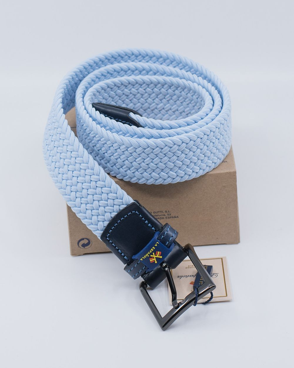 Cinturón trenzado liso - Serie 10592