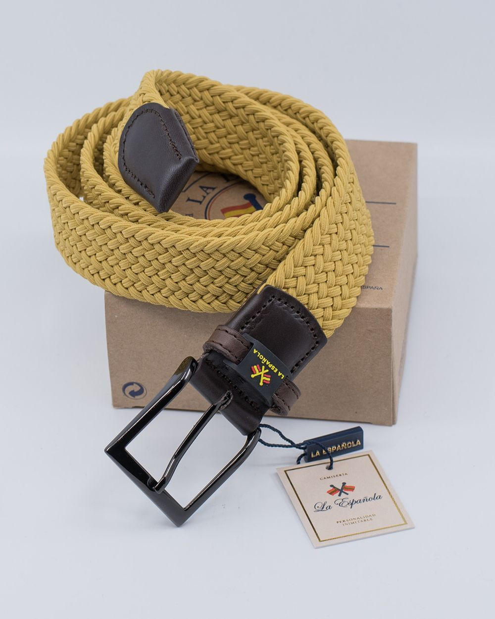 Cinturón trenzado liso - Serie 10592