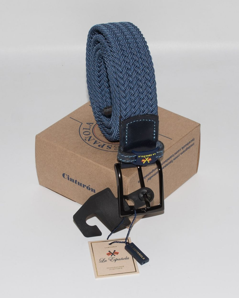 Cinturón trenzado liso - Serie 10592
