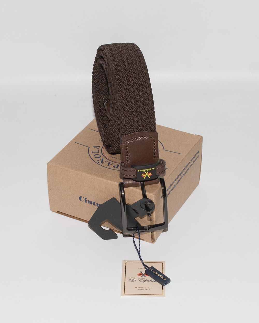 Cinturón trenzado liso - Serie 10592