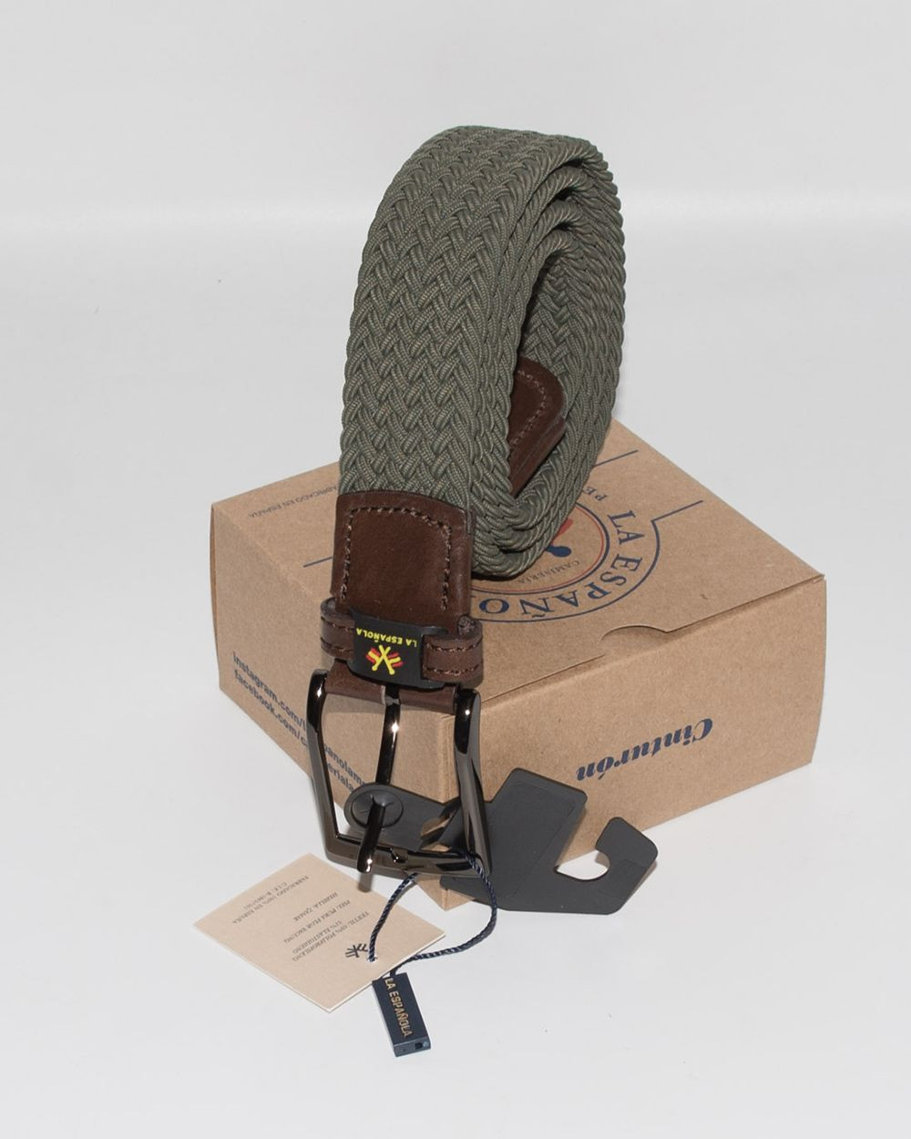 Cinturón trenzado liso - Serie 10592