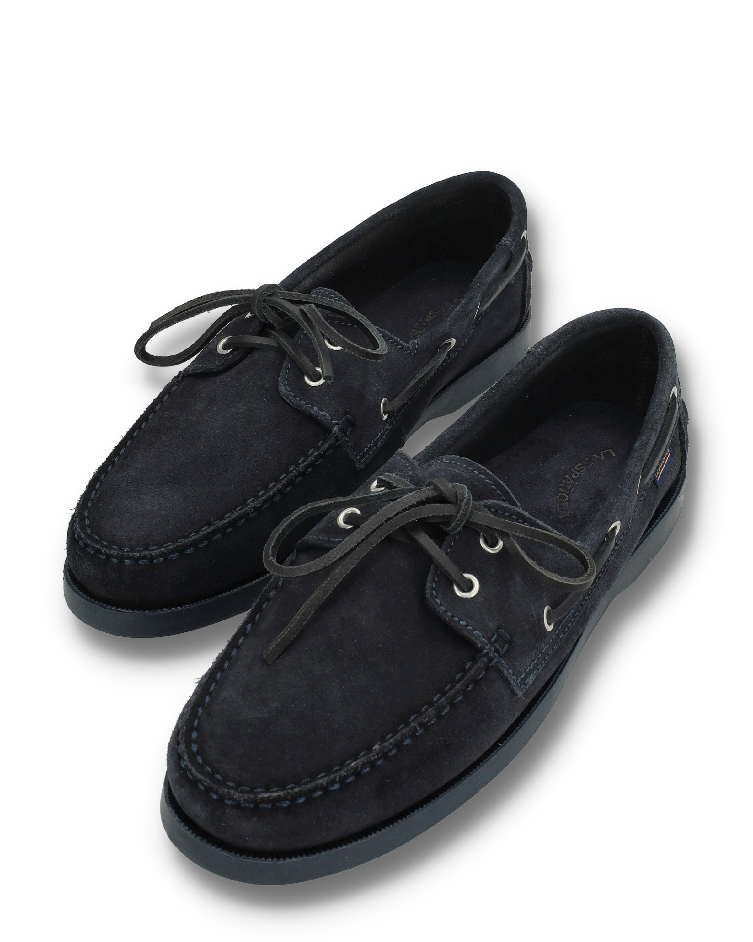 Serie Loja Zapato naútico piel color azul marino