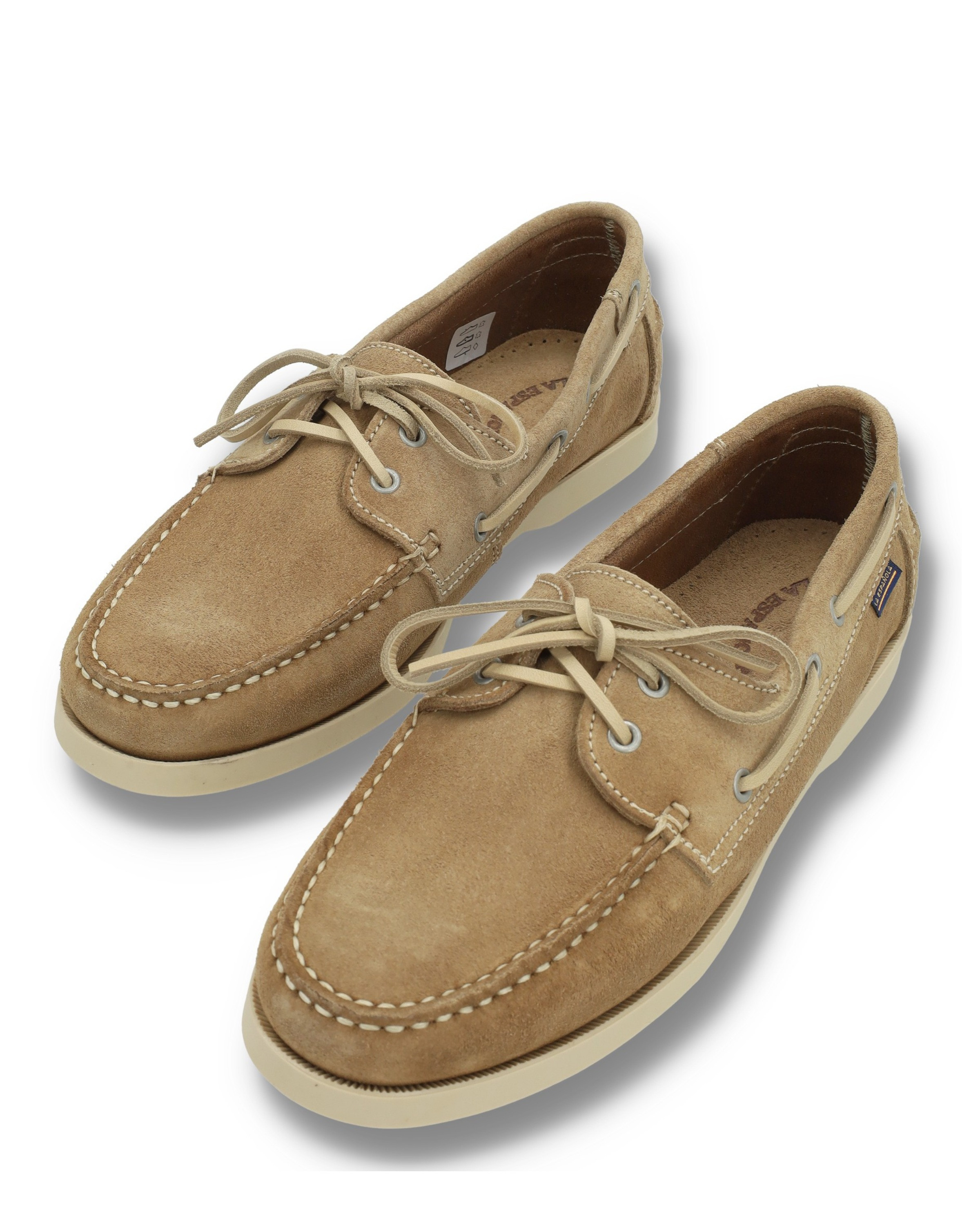 Serie Loja Zapato naútico piel color mushroom