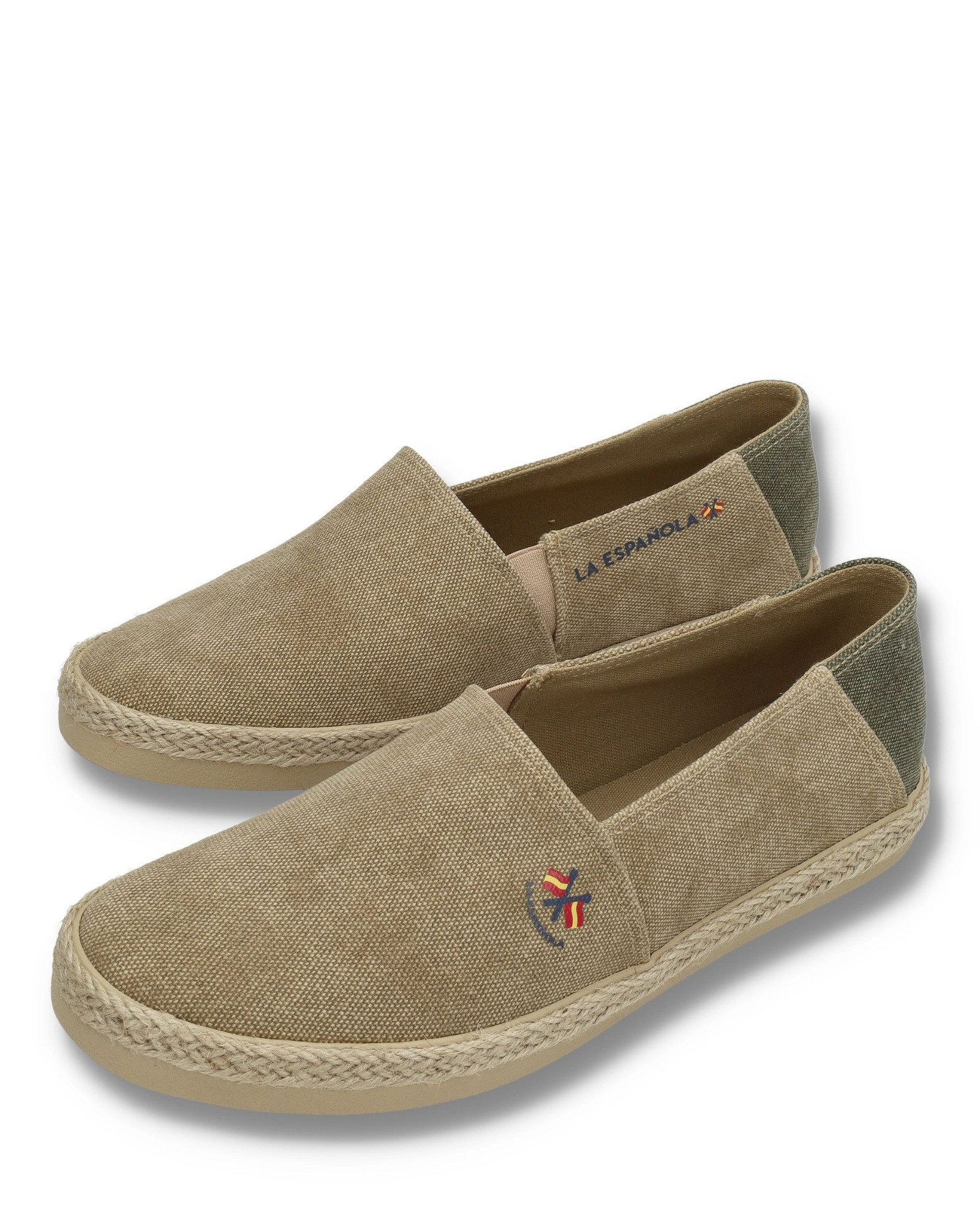Alpargata tipo espadriles color beige serie gomera