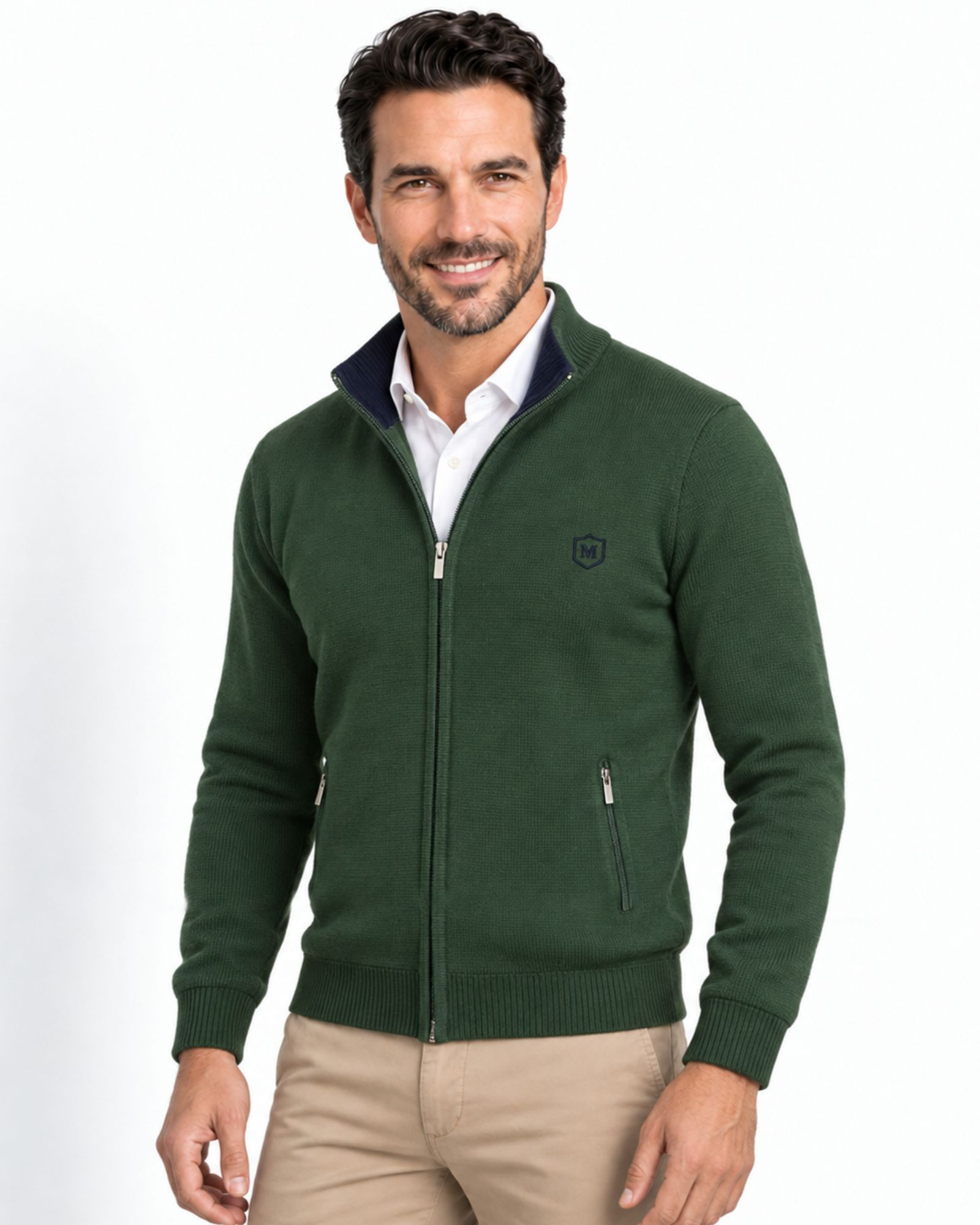 Chaqueta básica serie 140 color verde